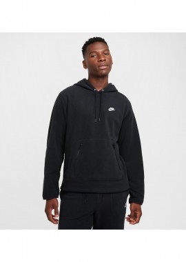 Nike Sportswear - Nike Club Men's Winterized Pullover Hoodie BlackWhite FZ0660010 MBS