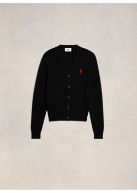 Ami Paris - Ami Cardigan 'Black' BFHKC001001001 MBS