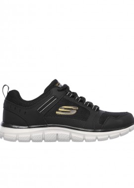 Skechers - Skechers Track Knockhill 232001-BKGD Ανδρικά Αθλητικά Παπούτσια Running Μαύρα