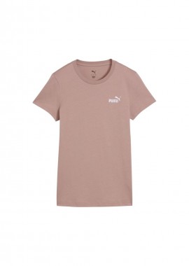 Puma - Puma Women's ESS Small No 1 Logo Tees Dusty Pink 682373 86