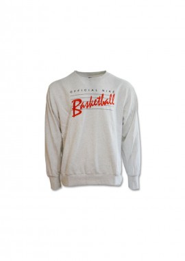Nike - Nike Standard Issue Crew Sweatshirt Birch Basketball HeatherPale Ivory DA6741051