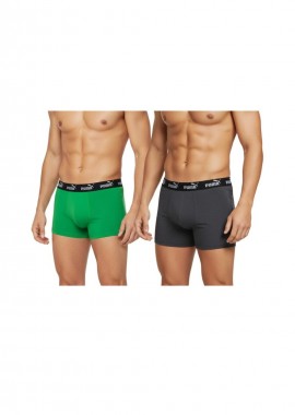 Puma - Puma men's boxer briefs 2Pack green gray comfortable cotton