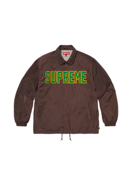 Supreme - Supreme Spellout Coaches Jacket 'Brown' SS26J106BROWN MBS