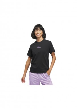 adidas performance - adidas Bow on Linear Logo Graphic Women's TShirt Black KB2400
