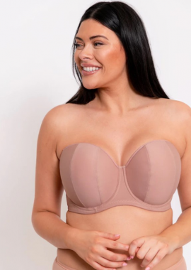 CURVY KATE - Strapless για μεγάλο & βαρύ στήθος | CK2601 ΜΠΕΖ