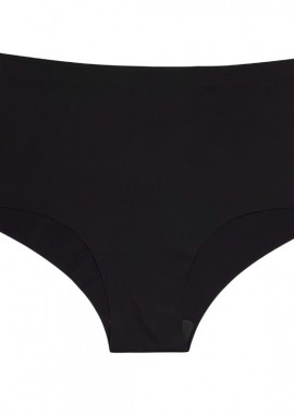 NUDS - Ψηλόμεσο midi slip χωρίς ραφές ΜΑΥΡΟ