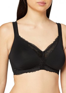 TRIUMPH - Σουτιέν χωρίς μπανέλα | Modern Lace + Cotton N ΜΑΥΡΟ