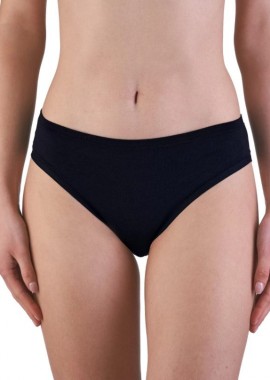 SIELEI - Γυναικείο Mini Slip από οργανικό βαμβάκι | 1445 ΜΑΥΡΟ