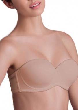 LEILIEVE - Σουτιέν στράπλες με επένδυση | Elegance 6004 Leilieve ΜΠΕΖ