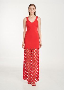 Cutcuutur - Maxi Dress in Red