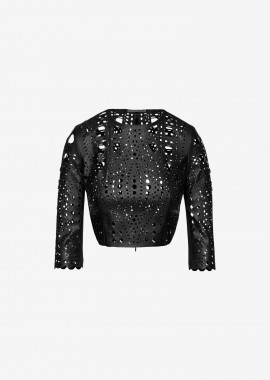 Cutcuutur - 3/4 Sleeves Cropped Top