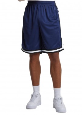 Urban Classics - Stripes Mesh Shorts Urban Classics TB243-14144 Darkblue/Black/White