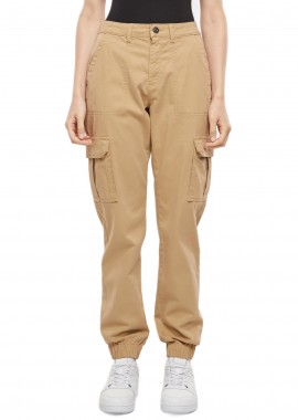 Urban Classics - Ladies Cotton Twill Utility Pants Urban Classics TB5454-03738 Unionbeige