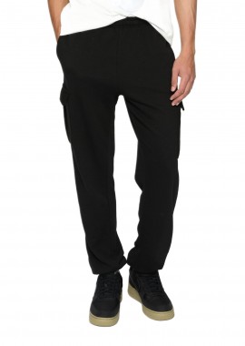 Urban Classics - Light Terry Wide Cargo Sweatpants Urban Classics TB6671-00007 Black
