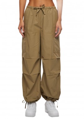 Urban Classics - Ladies Cotton Cargo Parashute Pants Urban Classics TB6842-00472 Khaki