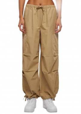 Urban Classics - Ladies Cotton Cargo Parashute Pants Urban Classics TB6842-03738 Unionbeige