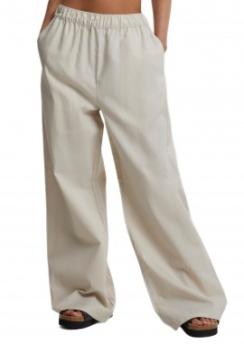 Urban Classics - Ladies Linen Mixed Wide Pants Urban Classics TB6850-03680 Softseagrass