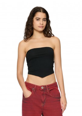 Urban Classics - Ladies Knotted Bandeau Top 2-Pack Urban Classics TB6872A-02906 White+Black