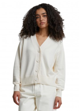Urban Classics - Ladies Rib Cardigan Urban Classics TB6899-02903 Whitesand