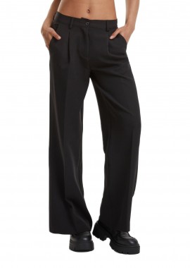 Urban Classics - Ladies Wide Leg Trousers Urban Classics TB6949-00007 Black