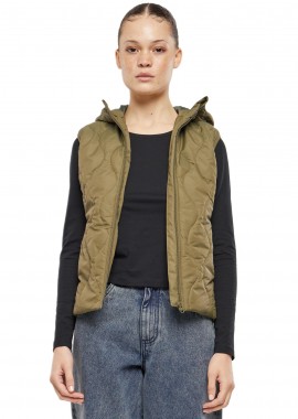 Urban Classics - Ladies Super Light Puffer Vest Urban Classics TB7009-00176 Olive