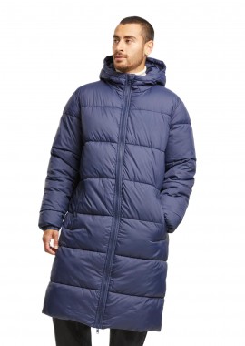 Urban Classics - Mens Long Puffer Coat Urban Classics TB7010-00155 Navy