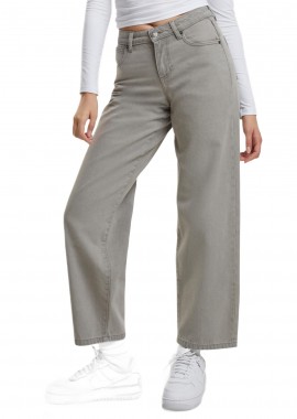 Urban Classics - Ladies Mid Waist 90s Jeans Urban Classics TB7127-17836 Lighter Dirty Washed