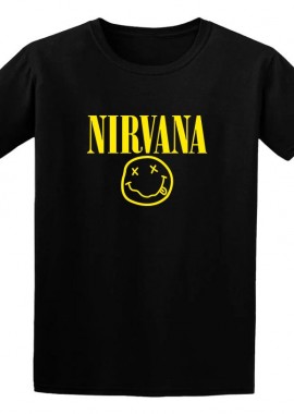 Rock Avenue - Παιδικό T-shirt Nirvana Face Art Rock Avenue Black