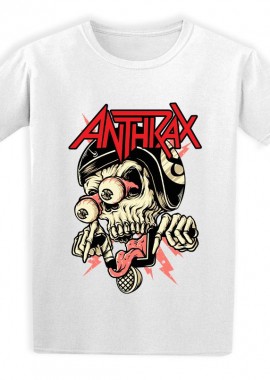 Rock Avenue - Παιδικό T-shirt Anthrax Rock Avenue White