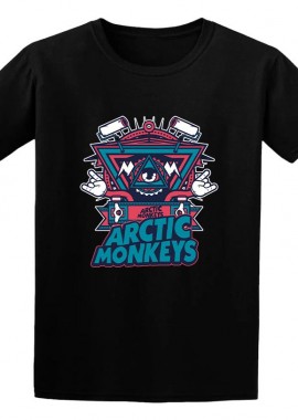 Rock Avenue - Παιδικό T-shirt Arctic Monkeys Art1 Rock Avenue Black