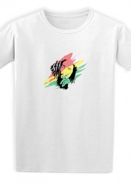 Rock Avenue - Παιδικό T-shirt Bob Marley Art2 Rock Avenue White