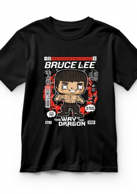 Pop Culture - Παιδικό T-shirt Bruce Lee Pop Culture Black