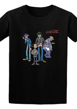 Rock Avenue - Παιδικό T-shirt Gorillaz Rock Avenue Black