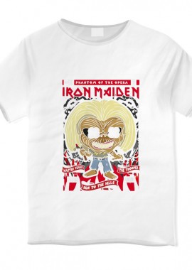 Pop Culture - Παιδικό T-shirt Iron Maiden Killer Eddie Pop Culture White