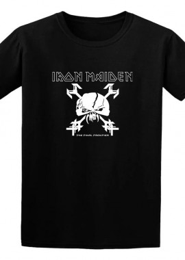Rock Avenue - Παιδικό T-shirt Iron Maiden The Final Frontier Rock Avenue Black