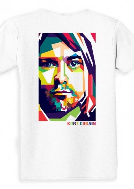 Rock Avenue - Παιδικό T-shirt Kurt Cobain Nirvana Rock Avenue White