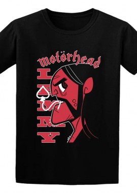 Rock Avenue - Παιδικό T-shirt Lemmy Face Art Motorhead Rock Avenue Black