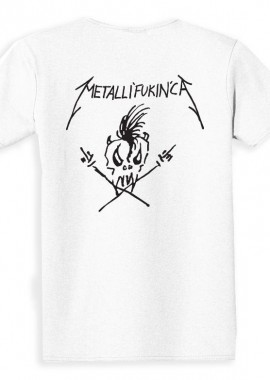 Rock Avenue - Παιδικό T-shirt Metallica Fuckin Rock Avenue White