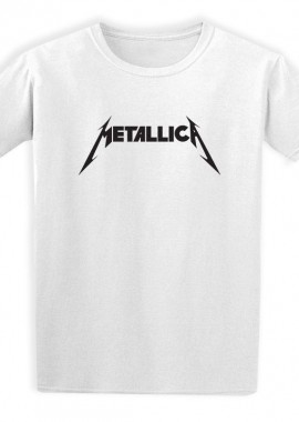 Rock Avenue - Παιδικό T-shirt Metallica Logo Art Rock Avenue White