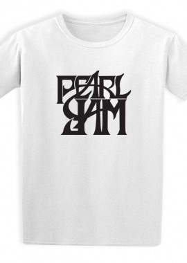 Rock Avenue - Παιδικό T-shirt Pearl Jam Band Logo Art Rock Avenue White