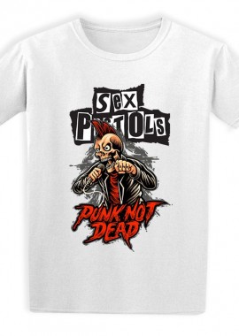 Rock Avenue - Παιδικό T-shirt Sex Pistols Punk Not Dead Rock Avenue White