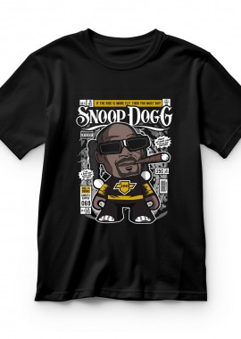 Pop Culture - Παιδικό T-shirt Snoop Dog Pop Culture Black