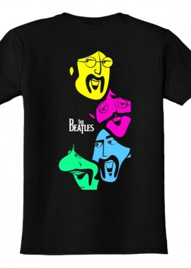 Rock Avenue - Παιδικό T-shirt The Beatles 1 Rock Avenue Black