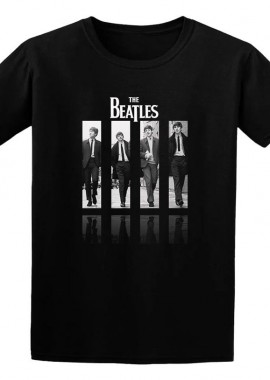 Rock Avenue - Παιδικό T-shirt The Beatles 2 Rock Avenue Black