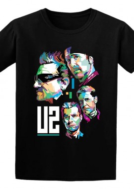 Rock Avenue - Παιδικό T-shirt U2 Art1 Rock Avenue Black
