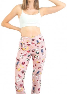 John Frank - Αθλητικό κολάν HEALTHY PINK Dri-FIT John Frank 14519 Ρόζ