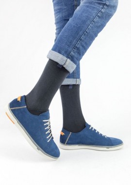 Trendy - Ανδρικές classic κάλτσες BILLY Βαμβακερές Trendy 16316 Ανθρακί