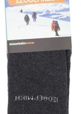 Trendy - Ανδρικές κάλτσες ισοθερμικές - πετσετέ MOUNTAIN CREW II Μάλλινες Trendy 33669 Σκούρο Γκρί