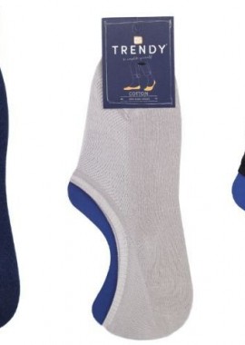Trendy - Ανδρικά σουμπά MIKE 3 ζευγάρια Βαμβακερά Trendy 37014 Σκούρο Πολύχρωμο