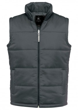 B & C - Αμάνικο Μπουφάν B & C JM930 Dark Grey